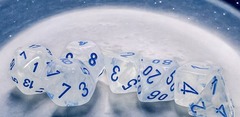 7-Die Set Mega-Hedrals Borealis Luminary: Icicle/Light Blue CHX22581